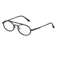 Round Frame Vacation Punk Pc Gradient Tinted Lenses Full Frame Men's Sunglasses main image 5