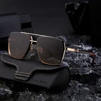 Square Solid Color Pc Full Frame Men's Sunglasses main image 1
