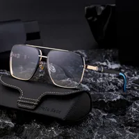 Square Solid Color Pc Full Frame Men's Sunglasses main image 3