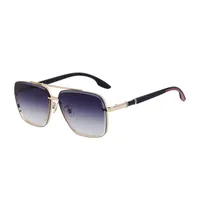 Square Solid Color Pc Full Frame Men's Sunglasses main image 5