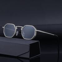 Carré Hip Hop Vacances Pc Verres Teintés Dégradés Plein Cadre Hommes De Lunettes De Soleil main image 2