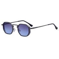 Cuadrado Hip Hop Vacaciones Ordenador Personal Lentes Tintados Con Degradado Fotograma Completo Gafas De Sol Hombre main image 4