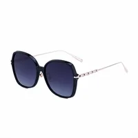 Special-Shaped Mirror Vacation Simple Style Round Ac Gradient Tinted Lenses Full Frame Women's Sunglasses main image 4