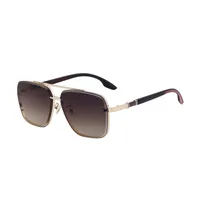 Square Solid Color Pc Full Frame Men's Sunglasses sku image 4