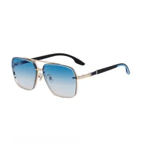 Square Solid Color Pc Full Frame Men's Sunglasses sku image 5