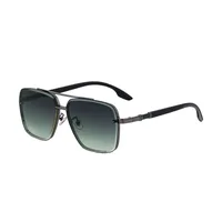 Square Solid Color Pc Full Frame Men's Sunglasses sku image 3