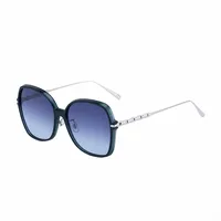 Special-Shaped Mirror Vacation Simple Style Round Ac Gradient Tinted Lenses Full Frame Women's Sunglasses sku image 4