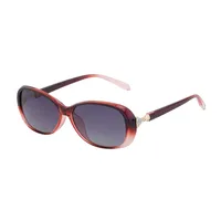 Oval Frame Vacation Classic Style Tac Gradient Tinted Lenses Full Frame Women's Sunglasses sku image 3