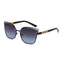 Cat Eye Geometric Pc Frameless Women's Sunglasses sku image 1