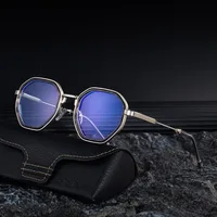 Carré Vacances Pc Verres Teintés Dégradés Plein Cadre Hommes De Lunettes De Soleil main image 3