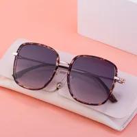 Square Solid Color Tac Full Frame Women's Sunglasses main image 3