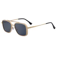 Square Vacation Simple Style Pc Gradient Tinted Lenses Full Frame Men's Sunglasses sku image 6