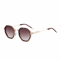 Square Vacation Pc Gradient Tinted Lenses Full Frame Men's Sunglasses sku image 6