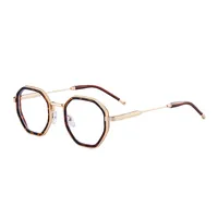 Square Vacation Pc Gradient Tinted Lenses Full Frame Men's Sunglasses sku image 9