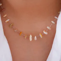 Élégant Femme Vêtement De Rue La Pierre Naturelle Acier Au Titane Géométrique Placage Femmes Ensemble De Bijoux main image 4