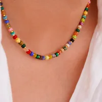 Elegante Señora Estilo Simple Piedra Natural Acero Titanio Geométrico Enchapado Mujeres Conjunto De Joyas main image 4