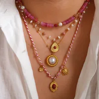 Simple Style Classic Style Natural Stone Titanium Steel Geometric Women's Jewelry Set main image 3