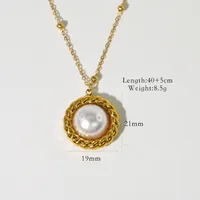 Simple Style Classic Style Natural Stone Titanium Steel Geometric Women's Jewelry Set sku image 7
