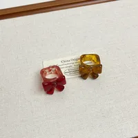 Cute Acrylic Bow Knot Women's Rings main image 4
