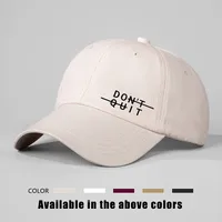 Unisex Vocabulary Words/Name Curved Eaves Embroidery Casual Simple Style Streetwear Baseball Cap main image 4