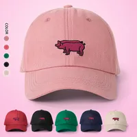 Unisex Animal Curved Eaves Embroidery Casual Simple Style Streetwear Baseball Cap main image 1