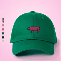 Unisex Animal Curved Eaves Embroidery Casual Simple Style Streetwear Baseball Cap main image 2