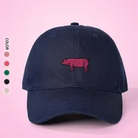 Unisex Animal Curved Eaves Embroidery Casual Simple Style Streetwear Baseball Cap main image 3