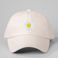 Women's Flower Curved Eaves Embroidery Casual Simple Style Streetwear Baseball Cap main image 3