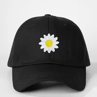 Women's Flower Curved Eaves Embroidery Casual Simple Style Streetwear Baseball Cap sku image 1