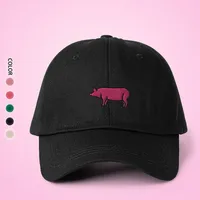 Unisex Animal Curved Eaves Embroidery Casual Simple Style Streetwear Baseball Cap sku image 2