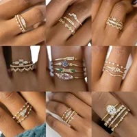 Classic Style Alloy Geometric Plating Women's Rings main image 2