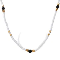 Perle Glamour Luxueux Reine Acier Inoxydable 304 Collier De Gros main image 5