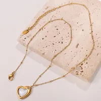 Heart Shape Elegant Glam Luxurious 304 Stainless Steel Pendant Necklace Lobster Trigger Clasp Closure main image 1