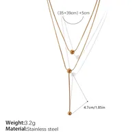 Round Glam Luxurious Queen 304 Stainless Steel Pendant Necklace Lobster Trigger Clasp Closure sku image 1