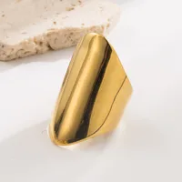 Geometric Round Heart Shape Vintage Style Lady Simple Style 304 Stainless Steel Open Rings main image 8