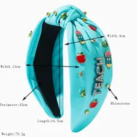 Mujeres Letra Manzana Lindo Dulce Tela Banda Para El Cabello main image 2