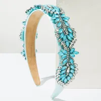 Women's Leaves Modern Style Simple Style Cloth Glass Hair Band main image 4