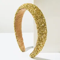 Women's Solid Color Modern Style Shiny Cloth Hair Band main image 3