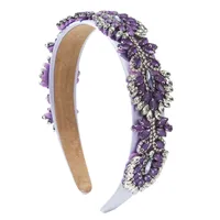 Women's Leaves Modern Style Simple Style Cloth Glass Hair Band main image 5