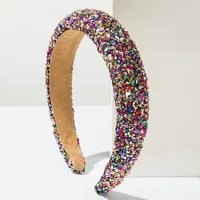 Women's Solid Color Modern Style Shiny Cloth Hair Band main image 4