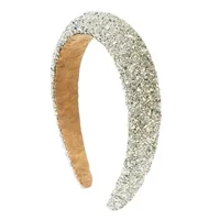 Women's Solid Color Modern Style Shiny Cloth Hair Band main image 5