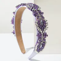 Women's Leaves Modern Style Simple Style Cloth Glass Hair Band sku image 4