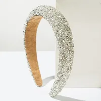 Women's Solid Color Modern Style Shiny Cloth Hair Band sku image 2