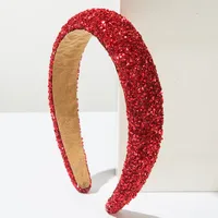 Women's Solid Color Modern Style Shiny Cloth Hair Band sku image 3