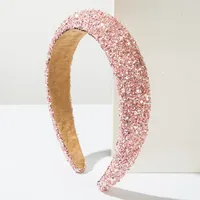 Women's Solid Color Modern Style Shiny Cloth Hair Band sku image 4