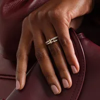 Geométrico Plata De Ley 925 Anillos main image 2