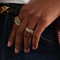 Geometric 925 Sterling Silver Rings main image 3