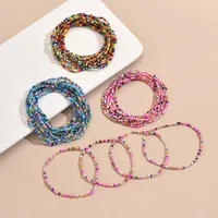 Seed Bead Modern Style Simple Style Round Anklet main image 3