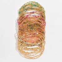 Glass Glass Modern Style Simple Style Round Anklet main image 5