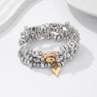 Irregular Exaggerated Handmade Commute CCB Alloy Bracelets Wholesale main image 5